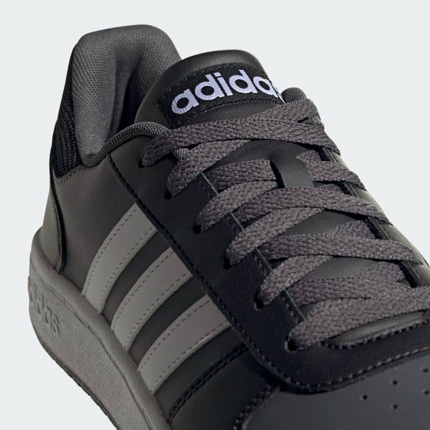 adidas Men`s HOOPS 2.0 Core Black/ Cloud White/ Grey Six FY8626 Size UK 7 (SA 7)