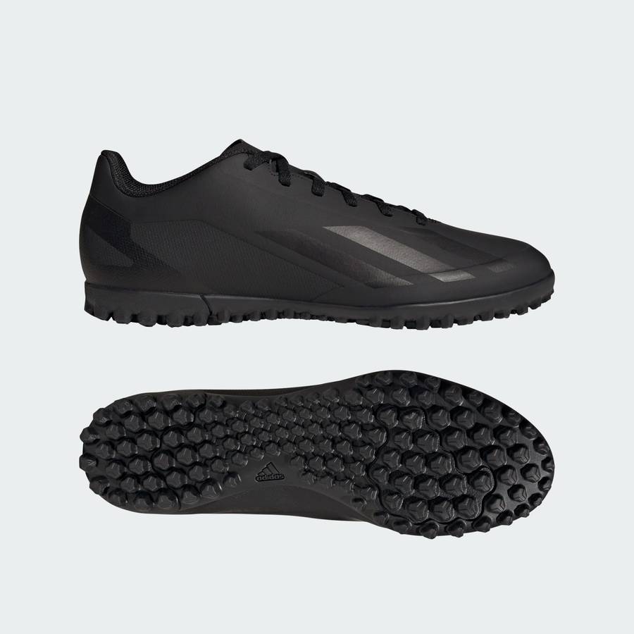 adidas Men's X Crazyfast.4 Turf Boots Carbon Black IE1577 Size UK 8/10 (SA 8/10)