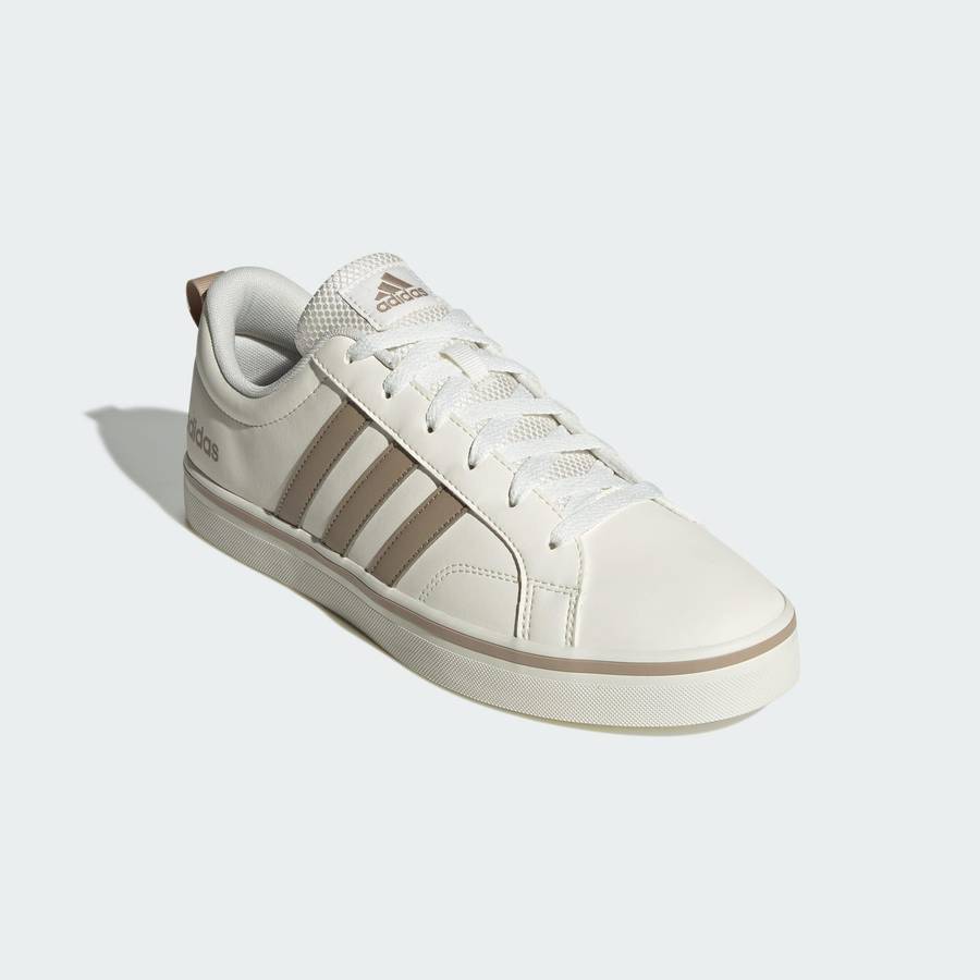 adidas Men`s VS Pace 2.0 Core White/ Blanch Cargo/ Clay Brown ID8210 Size UK 9 (SA 9)