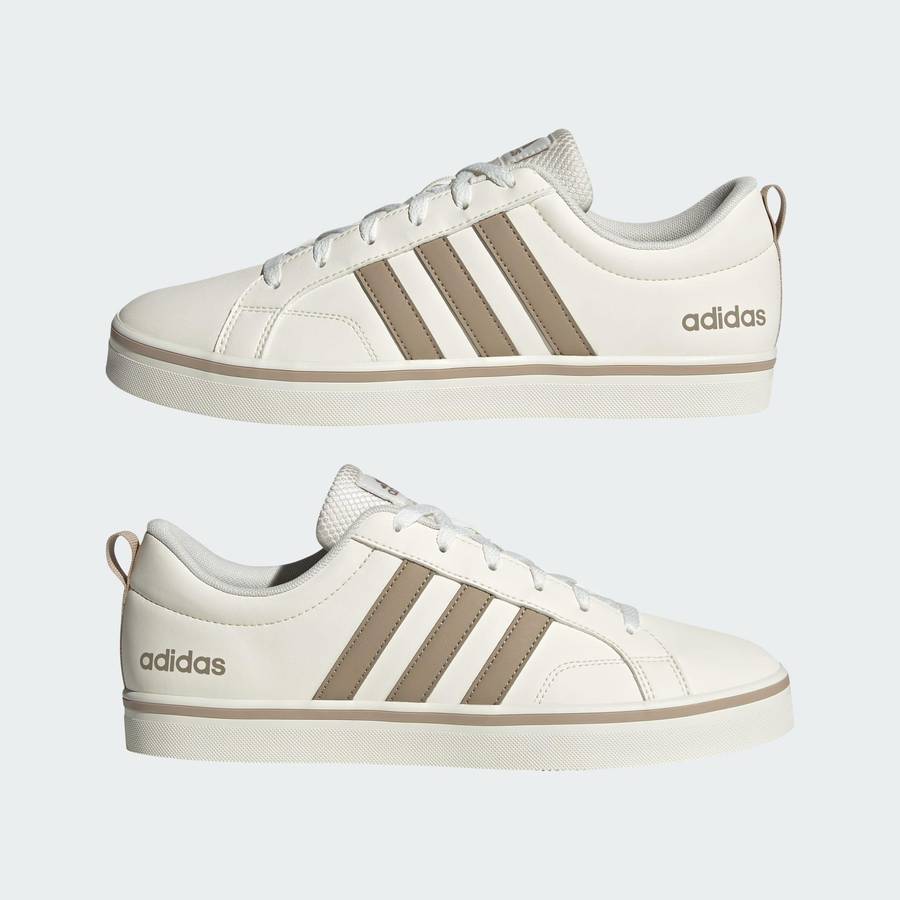 adidas Men`s VS Pace 2.0 Core White/ Blanch Cargo/ Clay Brown ID8210 Size UK 9 (SA 9)