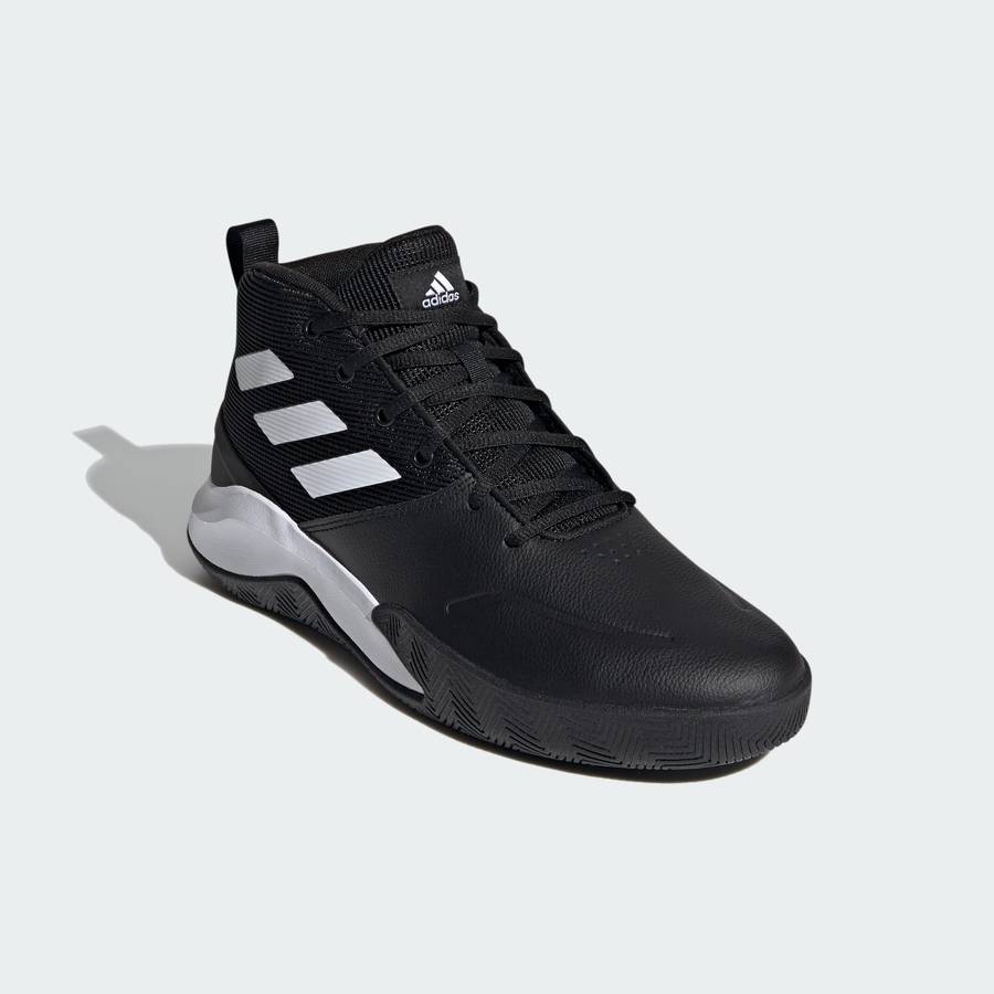 adidas Men`s Own the Game Core Black / Core White FY6007 Size UK 10 (SA 10)