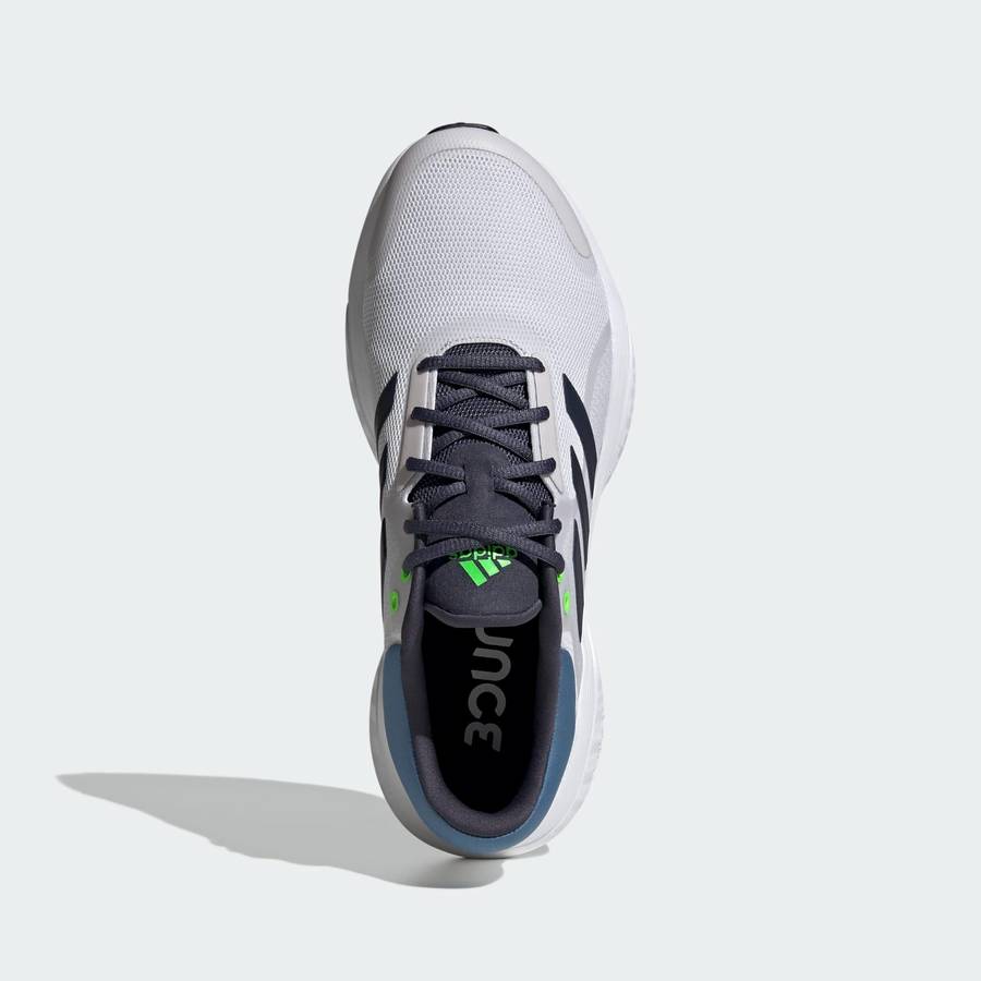 adidas Men`s Response Dash Grey / Shadow Navy / Solar Green GV9532 Size UK 11 (SA 11)