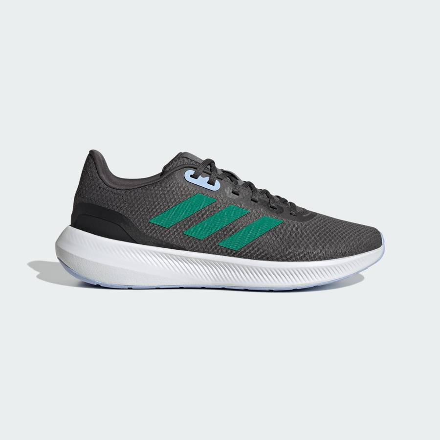 adidas Men`s Runfalcon 3.0 Cloudfoam Low Running Grey Six/ Court Green HP7552 Size UK 11 (SA 11)