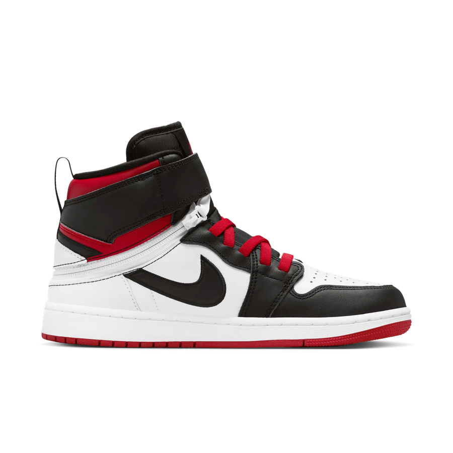 Nike Men's Air Jordan 1 Flyease Hi Black/ Gym Red/ White CQ3835 106 Size UK 8 (SA 8)