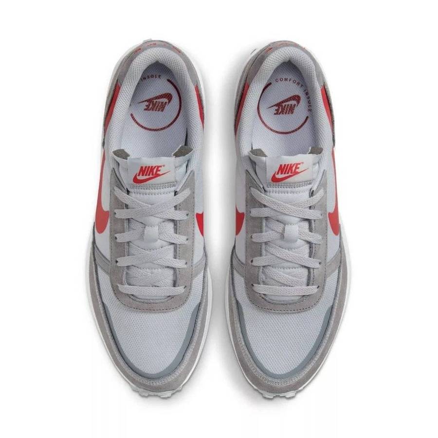 Nike Men`s Waffle NAV Wolf Grey/ University Red FJ4195 004