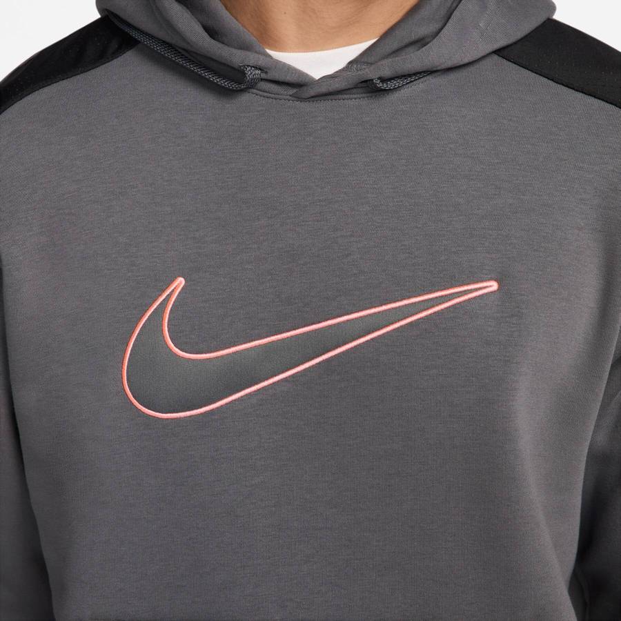 Nike Men's Sportswear Fleece Swoosh Club Hoodie Gray FN0247 068