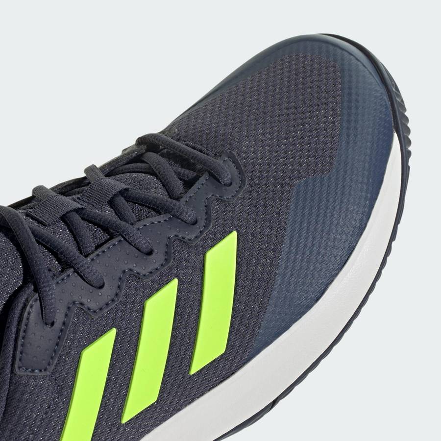 adidas Men`s GameCourt 2.0 Shadow Navy/ Lucid Lemon/ White IE0854 Size UK 11 (SA 11)