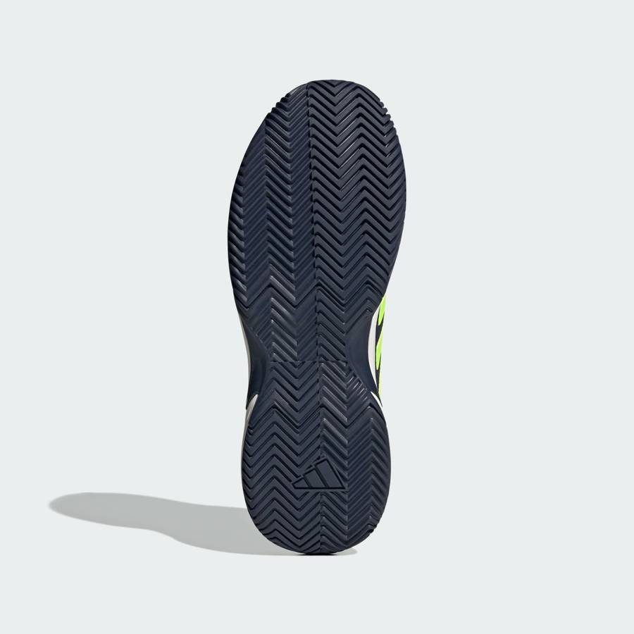 adidas Men`s GameCourt 2.0 Shadow Navy/ Lucid Lemon/ White IE0854 Size UK 11 (SA 11)