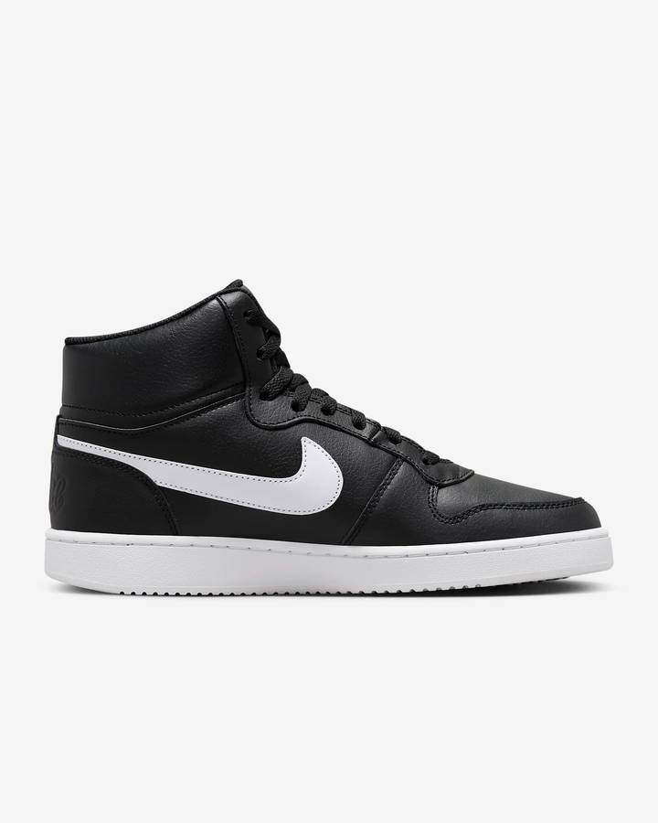 Nike Men`s Ebernon Mid Black / White AQ1773 002 Size UK 8 (SA 8)