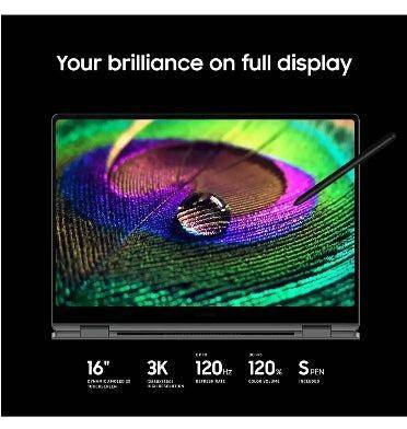 Samsung Galaxy Book Pro 5 360 Intel U7H 16Gb Touch Screen includes S Pen