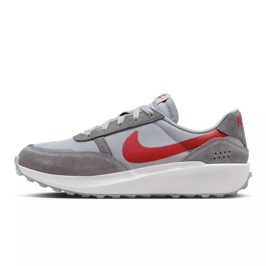 Nike Men`s Waffle NAV Wolf Grey/ University Red FJ4195 004