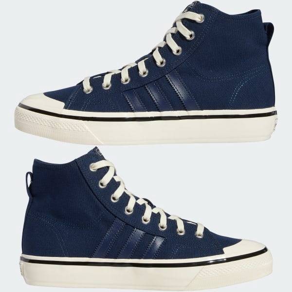 adidas Men`s NIZZA HI RF 74 Top Trainers Blue GX8489 Size UK 6/9/10 (SA 6/9/10)