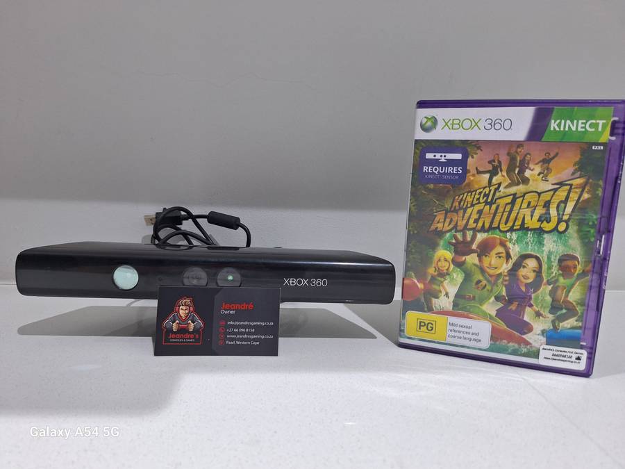 Kinect Sensor with Kinect Adventures Game (XBOX 360) / XBOX 360 KINECT WITH GAME - 14 DAYS WARRANTY!