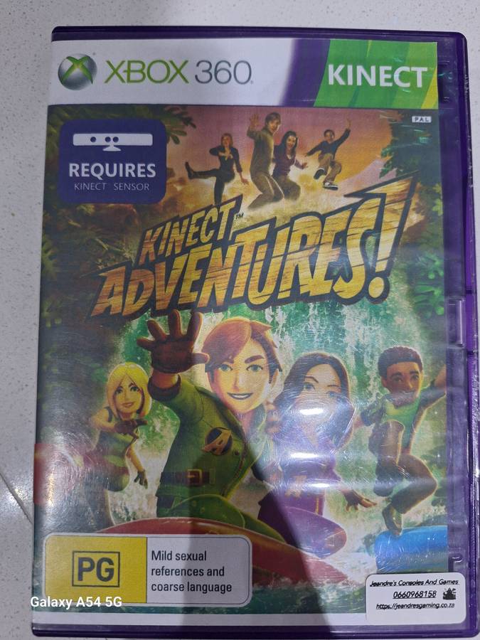 Kinect Sensor with Kinect Adventures Game (XBOX 360) / XBOX 360 KINECT WITH GAME - 14 DAYS WARRANTY!