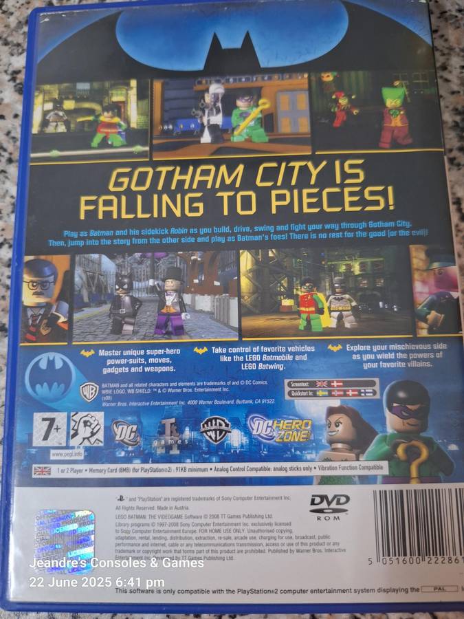 LEGO Batman The Video Game (PS2)