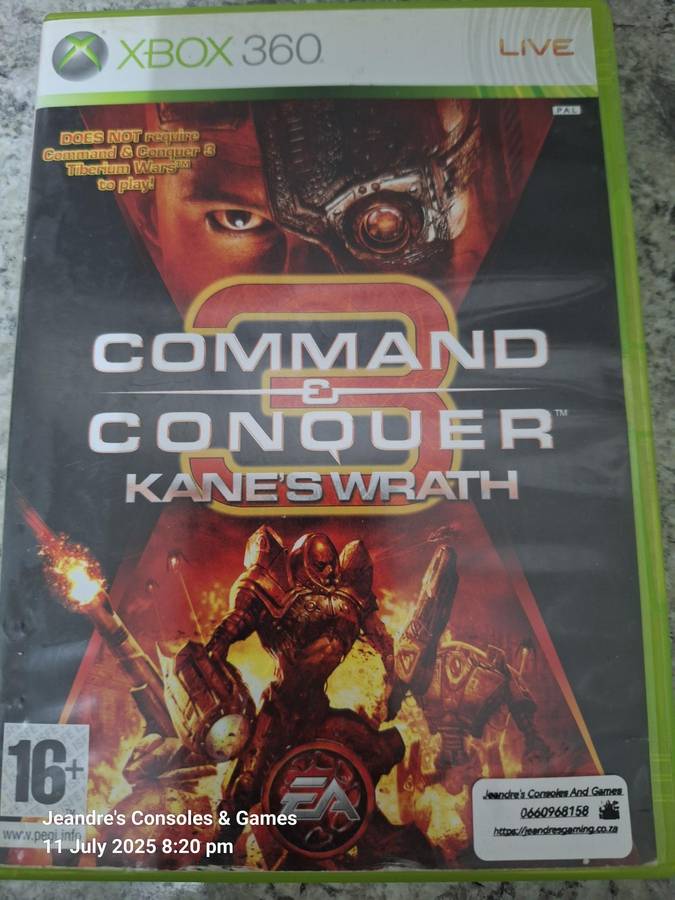 Command & Conquer 3: Kane's Wrath (XBOX 360)