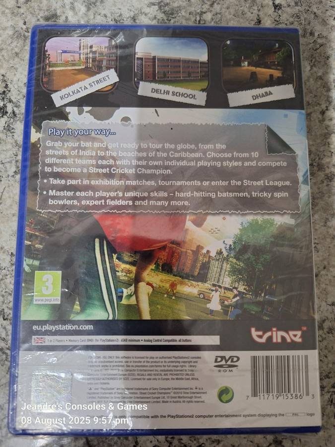 * BRAND NEW SEALED * Street Cricket Champions (PS2)