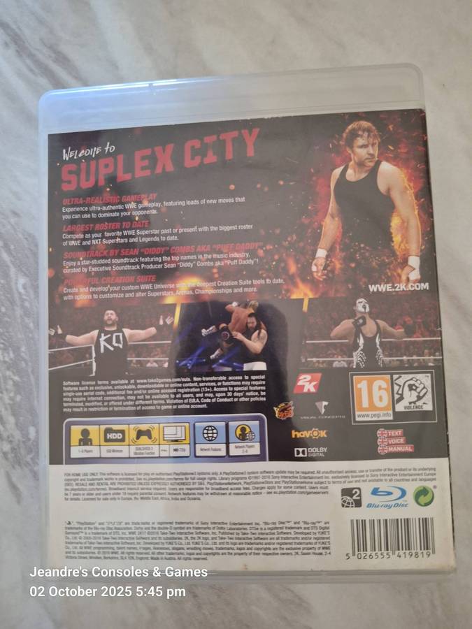 WWE 2K17 (PS3)