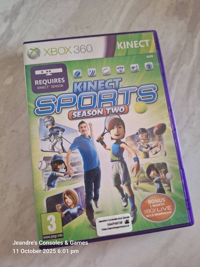 Kinect Sports Season 2 (XBOX 360) - REQUIRES KINECT SENSOR