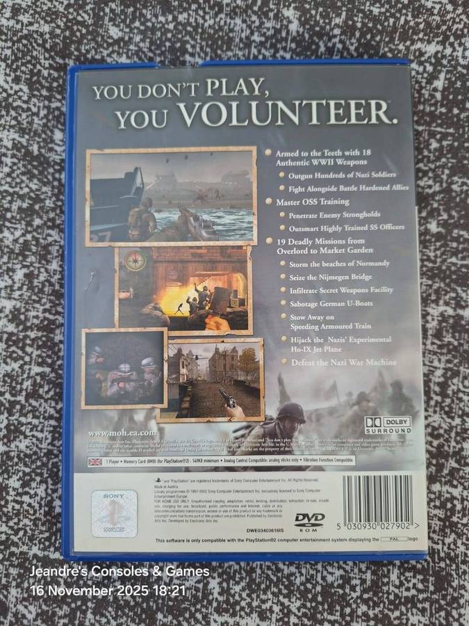 Medal of Honor Frontline (PS2)