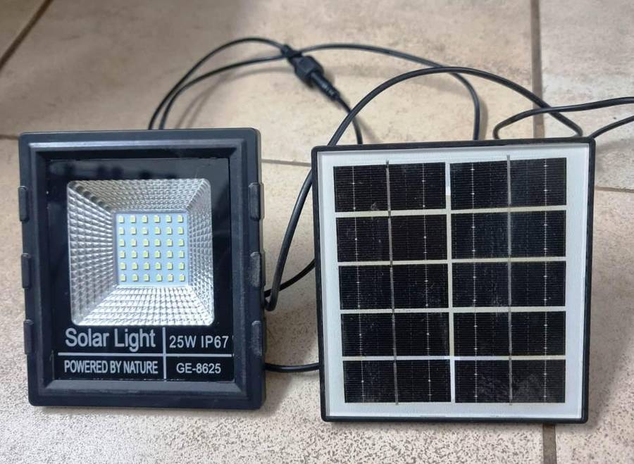 rechargeable led and solar light combo