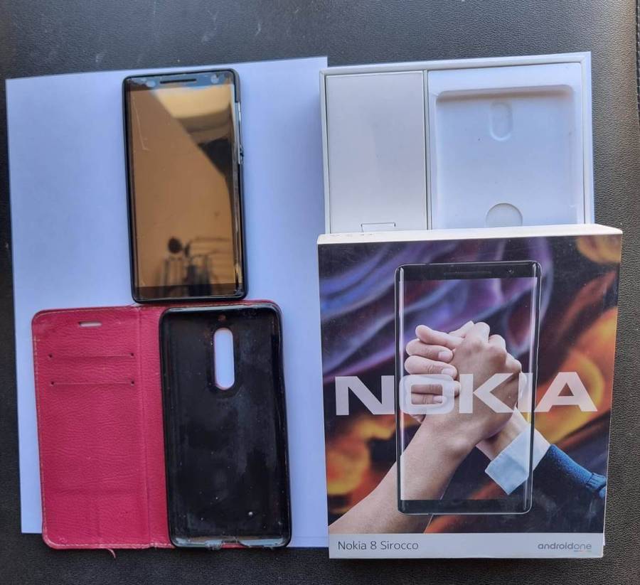NOKIA 8 Sirocco 128GB Smartphone  6GB Ram Andriod 10*