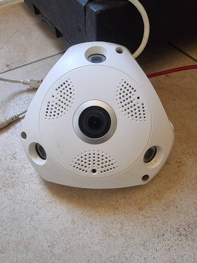 360 Degree Panoramic Wireless IP Camera Audio Video Wifi  High Definition Fish-eye Lens Wide Angle
