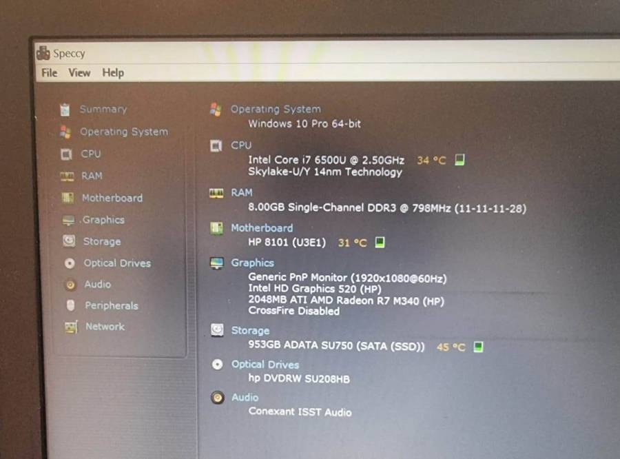 Super  bargain HP 8101  i7  1TB hhd 8gb ram 64bit Windows 10