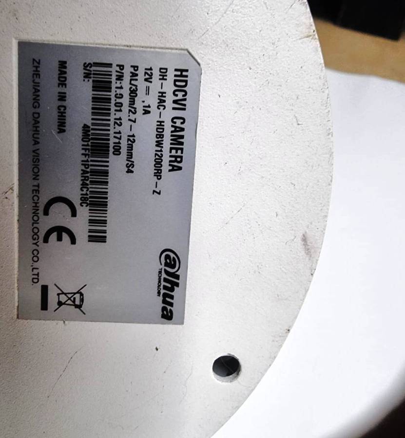 high performance dahua  cctv cameras 2 for one bid