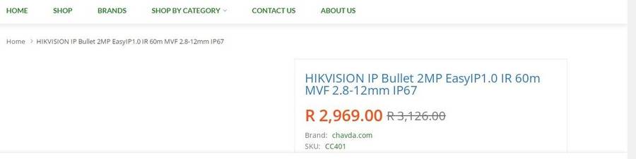 high performance hikvision  cctv cameras 3 for one bid
