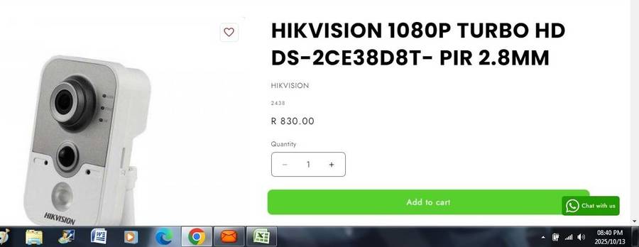 high performance hikvision  cctv cameras 3 for one bid