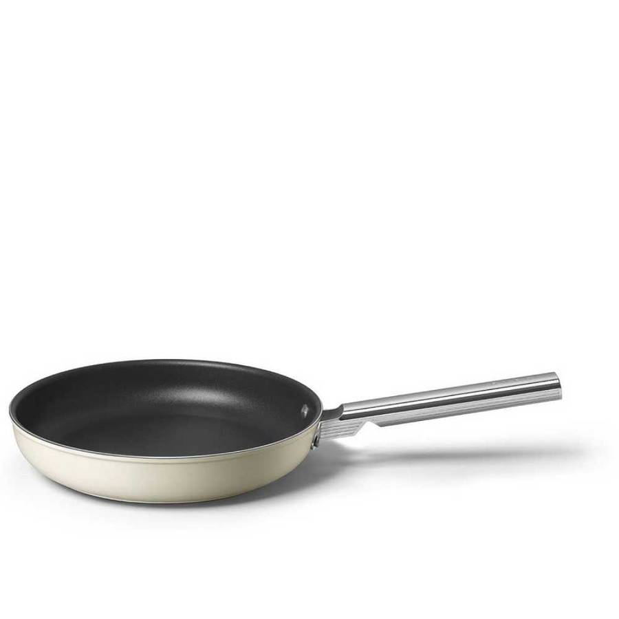 Smeg Non Stick frying Pan 26cm - cream