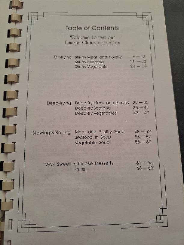 Oriental recipes