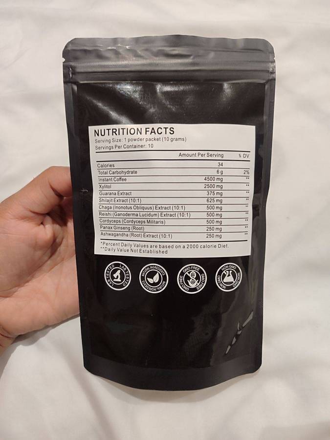 Pink Aura Shilajit Coffee Superfood with Mushroom