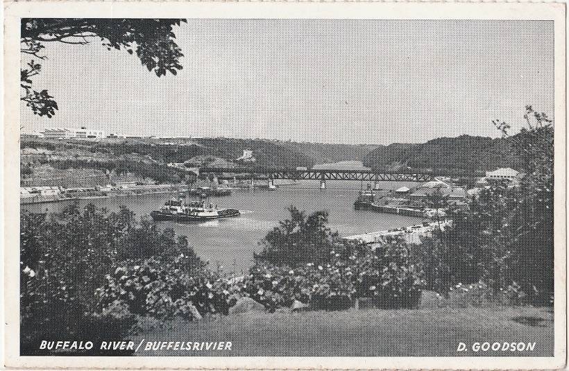 Postcard Buffalo River used as scans