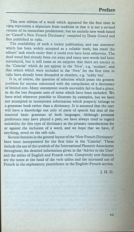 Cassell's French Dictionary - Softcover - 658 pages