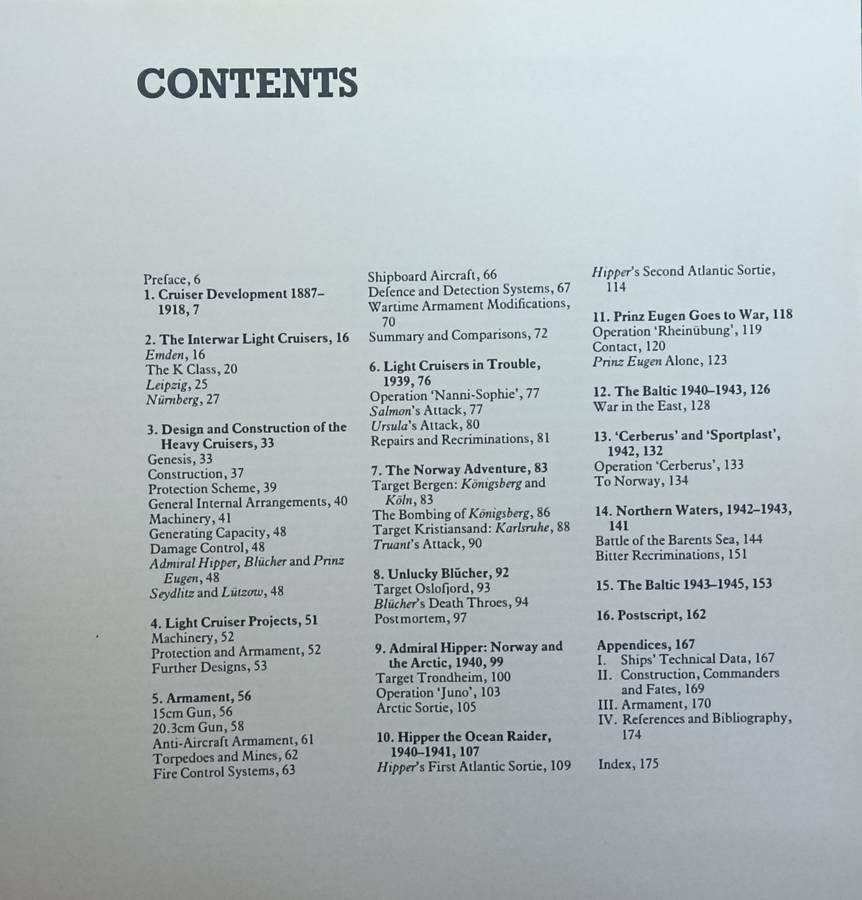 German Cruisers of World War Two - M.J. Whitley - Hardcover - 176 pages