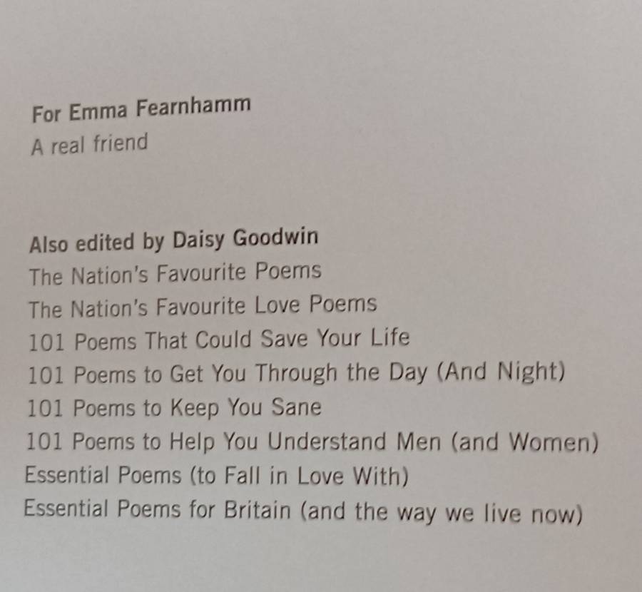 Poems to Last a Lifetime - Daisy Goodwin - Hardcover - 308 pages