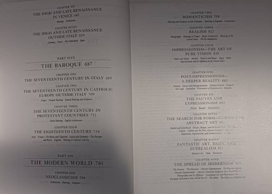 Art - History of Painting Sculpture Architecture - Frederick Hartt - Softcover - 1080 pages