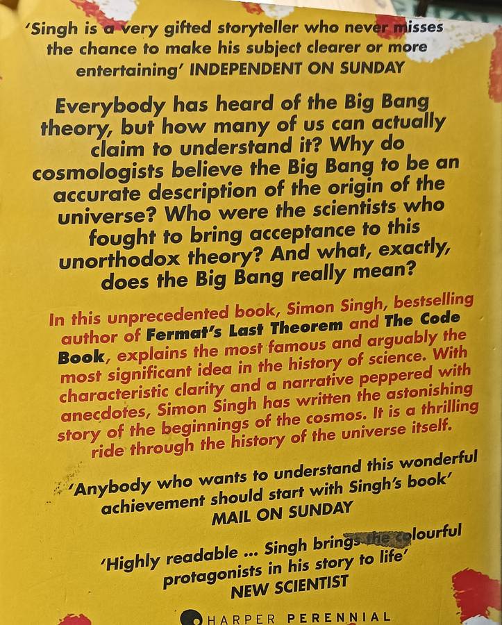 Big Bang - Simon Singh - Softcover - 520 pages