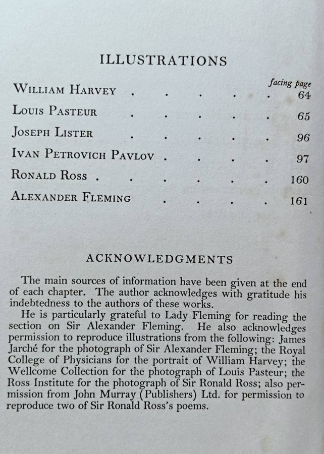 6 Great Doctors - J.G. Crowther - Hardcover - 207 pages