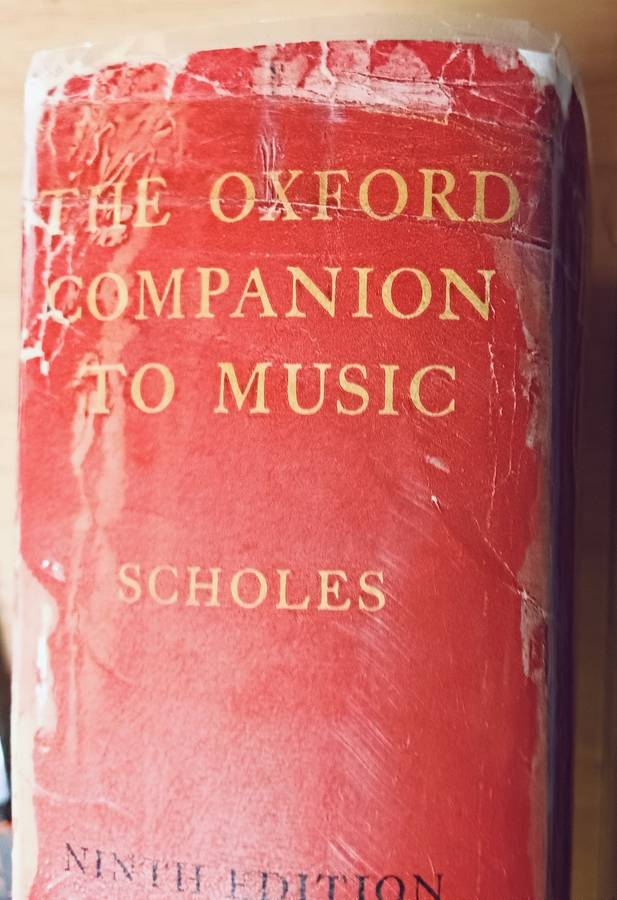 The Oxford Companion to Music - Percy A Scholes - Hardcover - 1191 pages