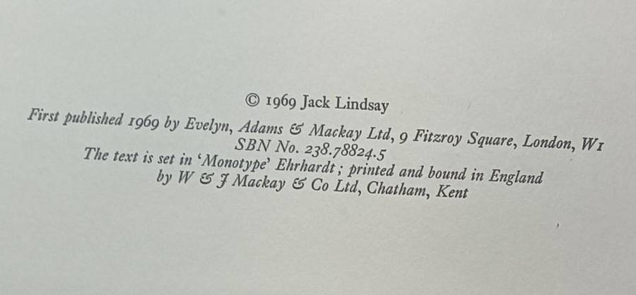 Cezanne his Life and Art - Jack Lindsay - Hardcover - 360 pages