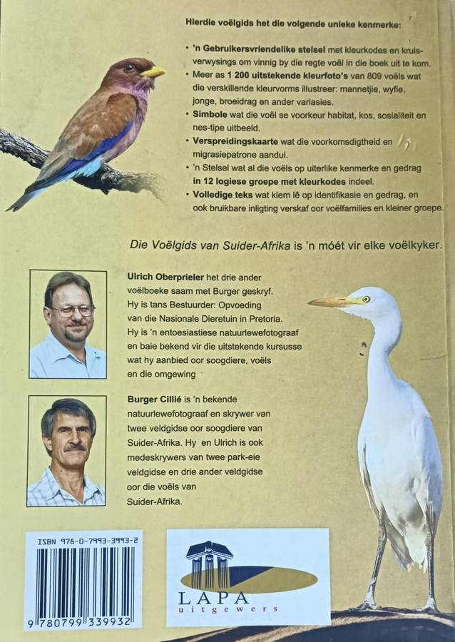 Die Voëlgids van Suider-Afrika - Ulrich Oberprieler - Softcover - 432 pages