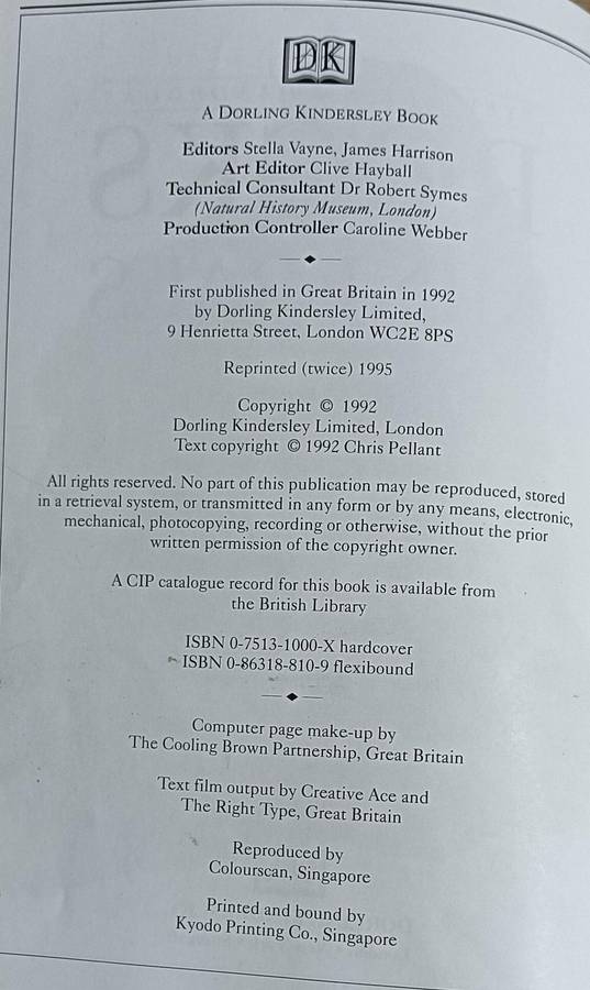 Eyewitness Handbooks Rocks And Minerals - Chris Pellant - Softcover - 256 Pages