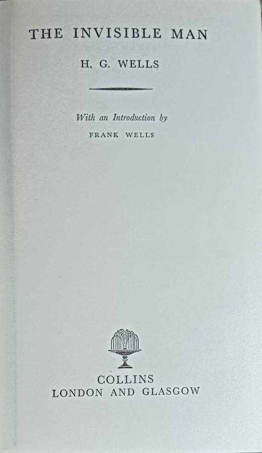 The Invisible Man - H.G. Wells  - Hardcover - 223 pages