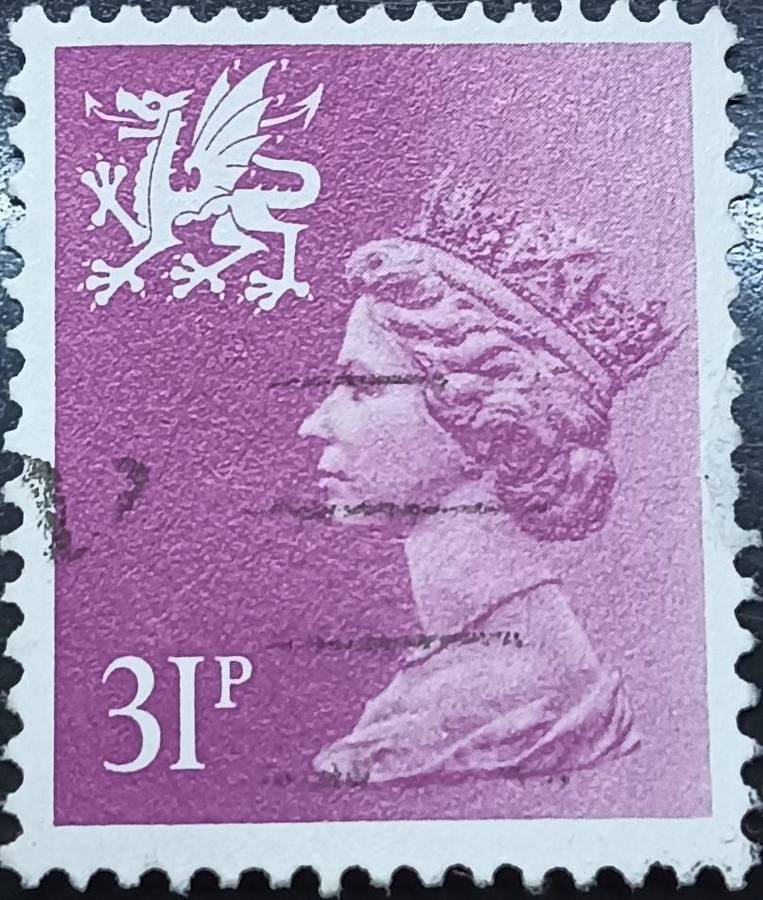 Wales 1984 Queen Elizabeth II - New Values 31P used