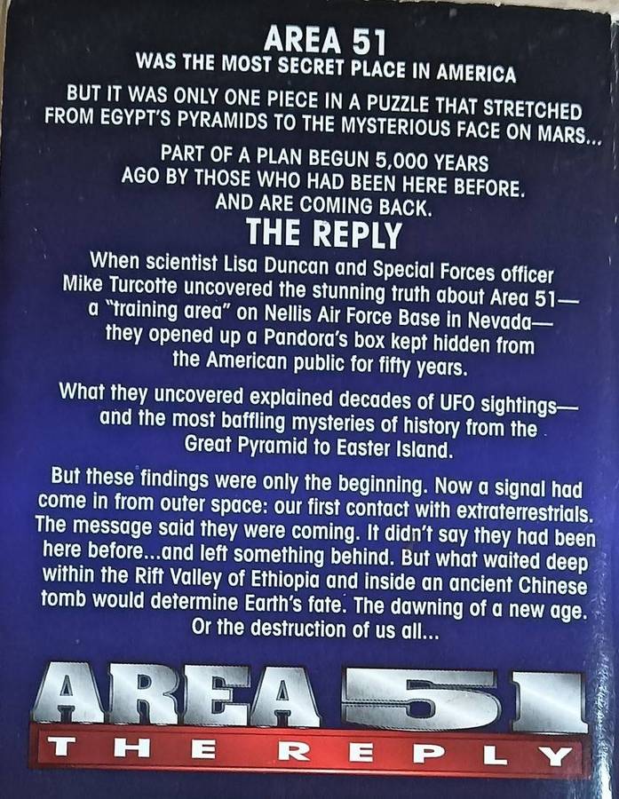Area 51 - The  Reply - Robert Doherty - Softcover - 376 pages