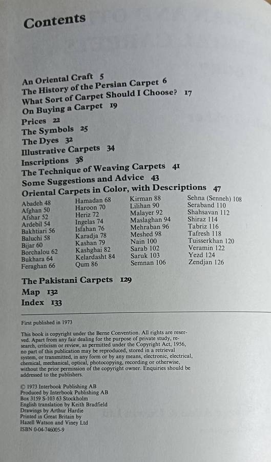 Persian Carpets for Today - Nicolas Fokker - Hardcover - 134 pages