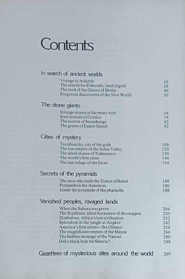 The World's Last Mysteries - Reader's Digest - Hardcover - 320 pages